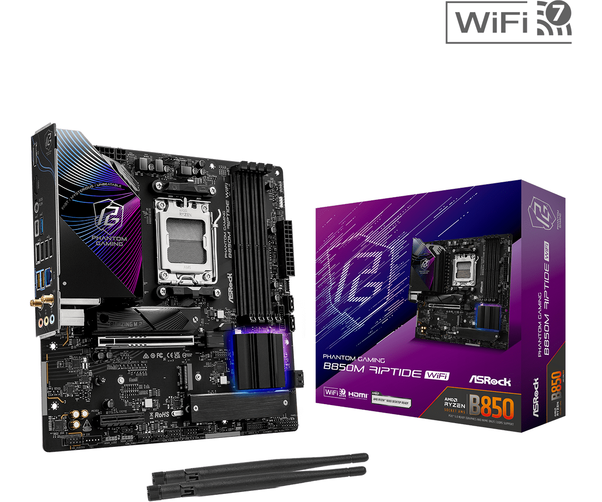 Asrock b850m riptide wifi novo - X870E Atx Motherboard avaliação e preço