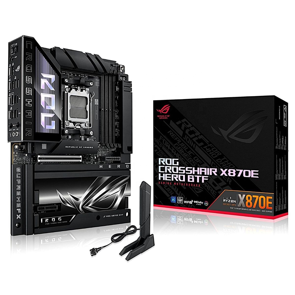2025 nova placa-mãe rog crossh - X870E Atx Motherboard avaliação e preço